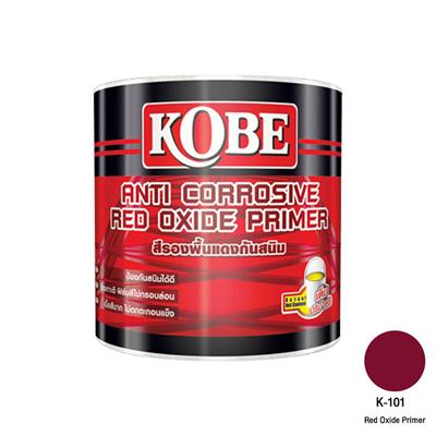 [1007232] สีรองพื้นกันสนิม #K101แดง 1/4 กล.KOBE