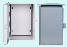 [1007242] ตู้Abcoฝาทึบ มีหลังคา ขนาด 7"x10" A-CA710G สีเทา