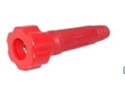 [1007331] ข้อต่อสายเชื่อม ตัวเมีย (เกลียวใน) No.10-25 รหัส JS86 สีแดง