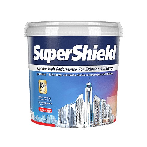 [1007803] สีน้ำ ซุปเปอร์ชิลด์ กึ่งเงา ภายนอก 1/4 กล.เบสA TOA