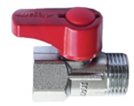 [1001196] บอลวาล์วมินิ ผม ทองเหลืองเกลียว ขนาด 1/2" VD408 VEGARR