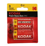 [1001275] ZINC super heavy duty C battery 2 pack blister KODAK