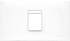 [1001409] สวิตช์ทางเดียว 1 ช่อง พร้อมหน้ากาก HACO IC-S11