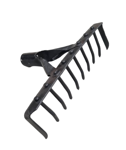 [1001685] คราดมือเสือ 10ฟัน R103 สีดำ ช้างแดง+