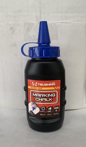 [1002030] ผงชอล์ก เต้าตีเส้น 4ออนซ์ น้ำเงิน TSUSHIMA+