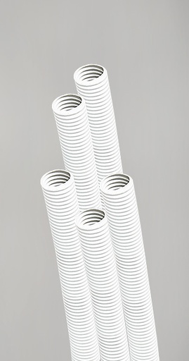 [1002185] NNCC1610M ท่ออ่อนลูกฟูก มิล ขาว 16มม. ยาว 10เมตร NANO