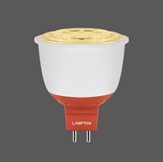 [1002700] หลอดโพลีคาร์บอร์เนต LED MR16 DIMMABLE 7W 220V แสง WARMWHITE LAMPTAN