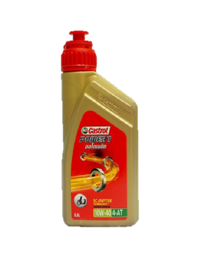 [1002449] น้ำมันเครื่อง 4-AT 10W-40 POWER-1 0.8L CASTROL