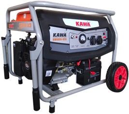 [1003306] เครื่องปั่นไฟเบนซิน ขนาด 6.0/6.5KW กำลัง 15HP รุ่น KW8000-VCO KAWA