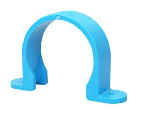 [1003847] กิ๊บจับท่อ PVC หนา 3" ฟ้า