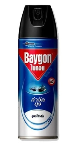 [1004117] สเปรย์ไร้สารแต่งกลิ่น กำจัก ยุง 300 มล. ฟ้า ไบกอน