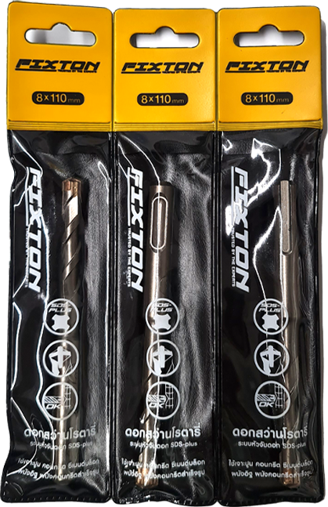 [1004193] ดอกสว่านโรตารีSDS-PLUS4แฉก14*210 FIXTON+