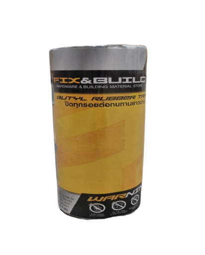 [1004232] เทปกันรั่วซึม-บิวทิลรับเบอร์เทปกันยูวี 20cm.x 3m. FIX&BUILD+