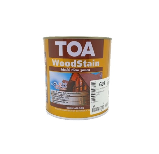 [1004416] สีย้อมไม้ 1/4กล. G99 เงาใส TOA