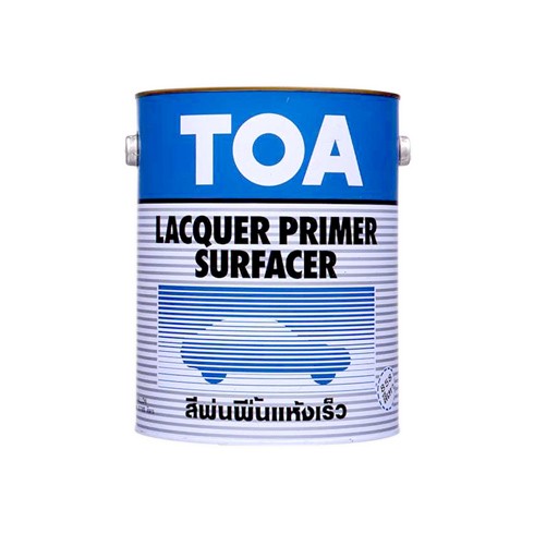 [1004452] สีพ่นรองพื้น อุตสาหกรรม 1/4กล. เทา TOA