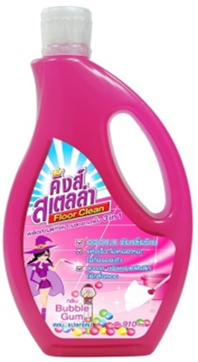 [1004485] น้ำยาถูพื้น 910 ml. กลิ่น Bubble Gum King's Stella