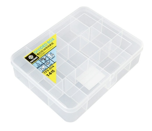 [1004643] กล่องแบ่งช่อง14ช่องTFS-014สุดคุ้มDELIONE