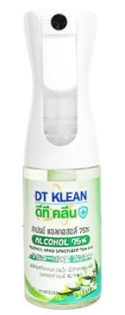 [1004945] สเปรย์แอลกอฮอล์75%ยูคาลิปฯ200ml DT KLEAN