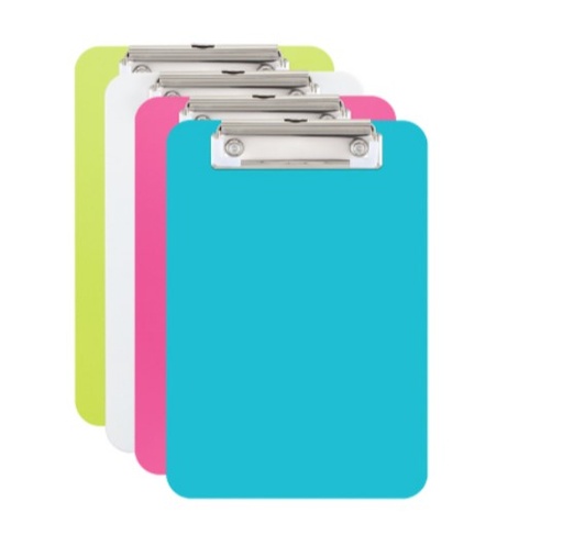 [1005063] คลิปบอร์ด A5 A7063 ขาว COMIX+