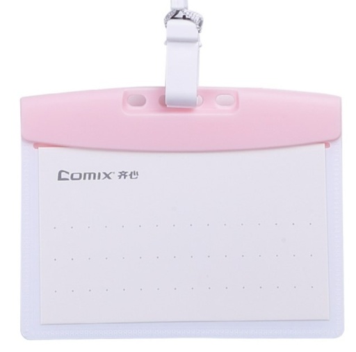 [1005261] ซองใส่บัตร A7966 แนวนอน แดง COMIX+