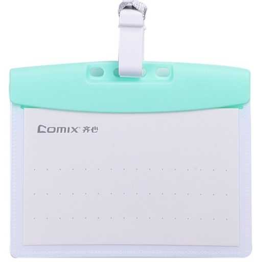 [1005263] ซองใส่บัตร A7966 แนวนอน เขียว COMIX+