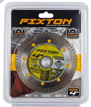 [1005357] ใบตัดเพชร 4" แบบบาง FIXTON+