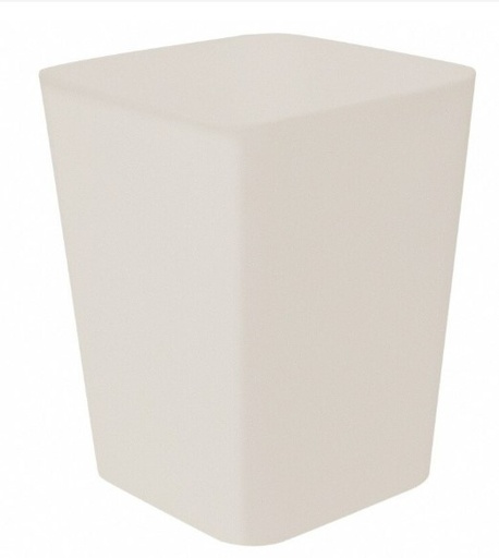 [1005111] ถังผงสี่เหลี่ยม 12L No.1142 สีเบจ JCJ