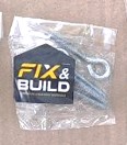 [1005619] เกลียวตลอดหัวห่วง EE 3/16 FASTENIC แพค 4