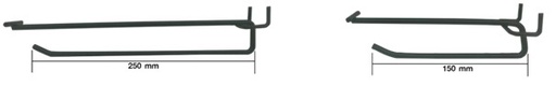 [1005694] Hook for Packboard L150 mm FIX&BUILD+