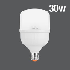 [1005716] หลอดกลม LED HIGHT WATT T-BULB GLOSS 30W แสง DAYLIGHT 6500K LAMPTAN