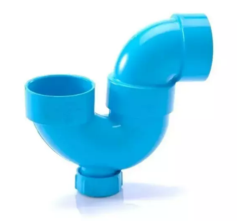 [1005863] พีแทรฟ มีช่องระบาย (P-TRAP) 2" งานฉีด (10/ก.)