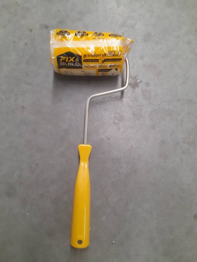 [1005924] ลูกกลิ้งทาสีน้ำ/น้ำมัน 4" FIX&BUILD+