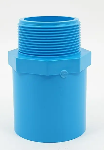 [1006612] ข้อต่อตรงPVCหนาเกลียวนอก2 1/2" มอก.