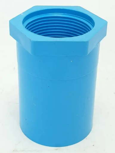 [1006625] ข้อต่อตรงPVCหนาเกลียวใน2" มอก.