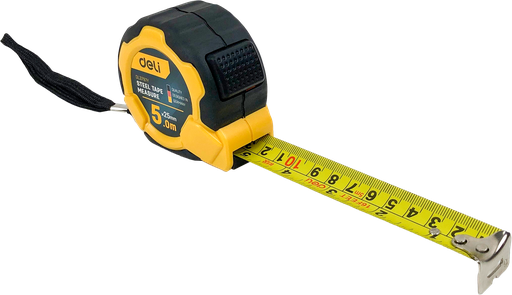 [1006883] ตลับเมตรล็อคAuto 5m x 25mm EDL3797Y DELI+