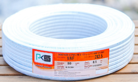 [1006956] สายไฟคู่ VAF 2*2.5มม. PKS (ตัดขายเป็นเมตร)