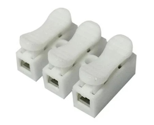 [1006999] ตัวต่อสายไฟ ชนิดขาหนีบ 3 ช่อง