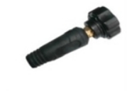 [1007330] ข้อต่อสายเชื่อม ตัวเมีย (เกลียวใน)  No.35-50 รหัส JS67 สีดำ