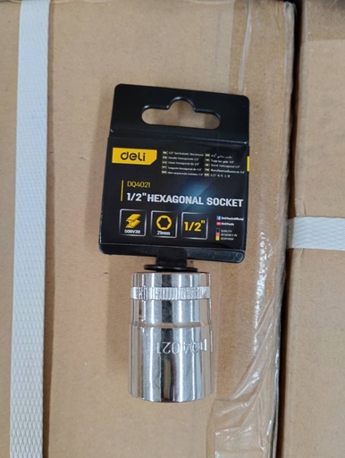 [1007545] ลูกบล็อค 21mm EDQ4021 DELI+