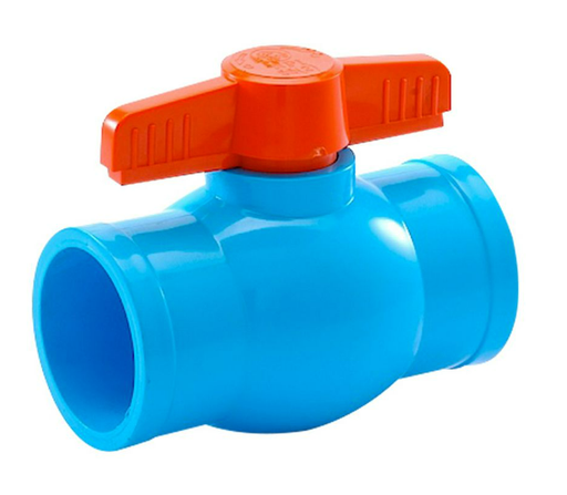 [1000313] บอลวาล์วพีวีซี 1/2" สวม