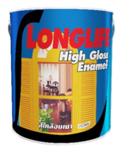 [1007727] สีเคลือบเงา ลองไลฟ์ 1 กล.เบส D กัปตัน