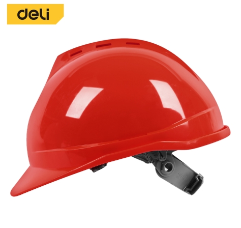 [1007755] หมวกนิรภัย 52-64mm EDL525023 สีแดง DELI+