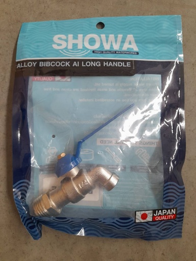 [1007854] ก๊อกบอลแฟนซี มินิ 1/2" ฟ้า SHOWA=