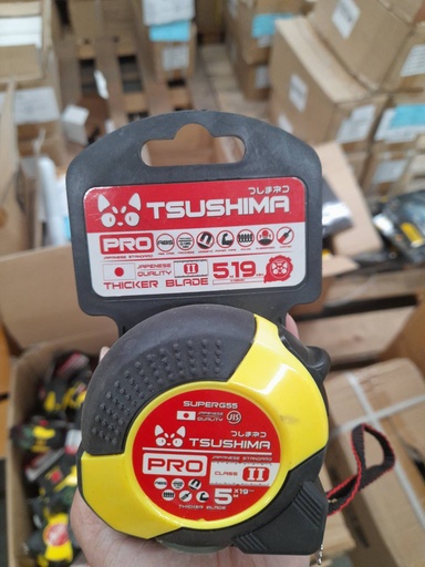 [1007858] ตลับเมตรหุ้มยางแม่เหล็ก5M G55 TSUSHIMA=