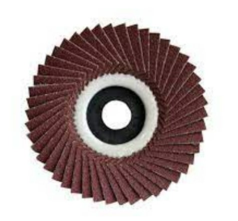 [1008366] จานผ้าทราย หลังแข็ง 4" A40 FIXTON+