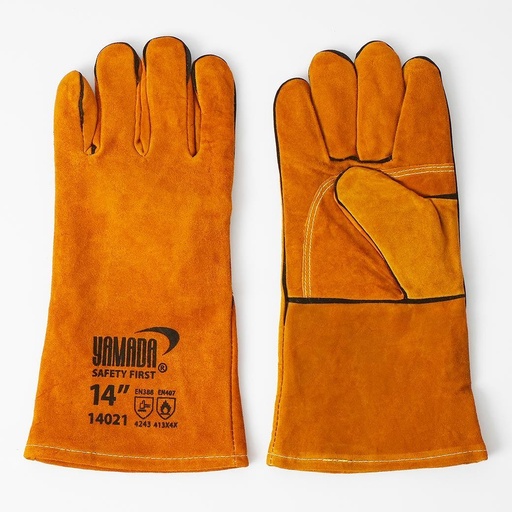 [1008467] ถุงมือหนังงานเชื่อม 14" รุ่น 14021 YAMADA