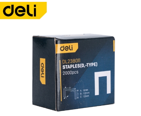 [1000637] ลูกแม็กซ์ 8x11.2x1.2mm EDL238011 DELI+ (2000pcs)